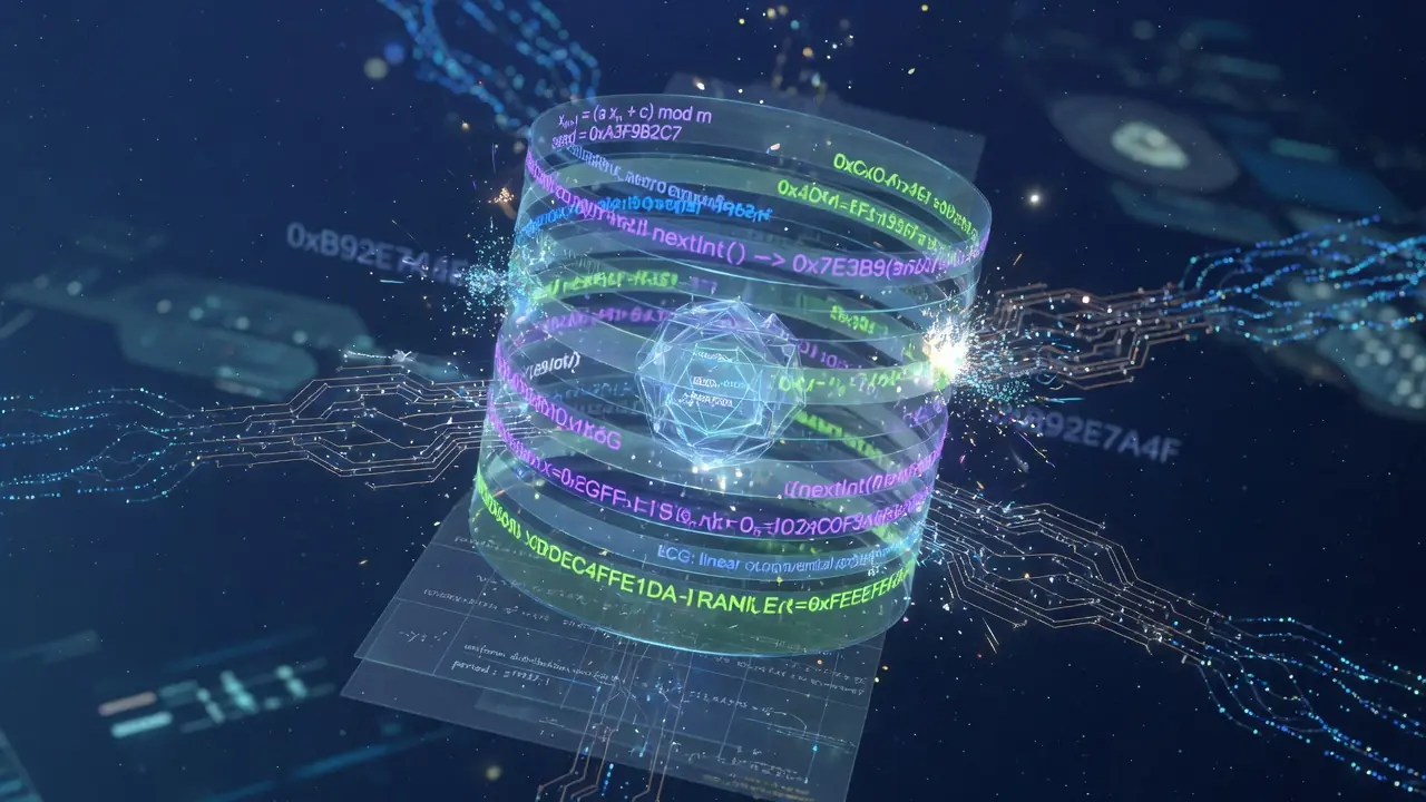 Code source d'un générateur pseudo-aléatoire