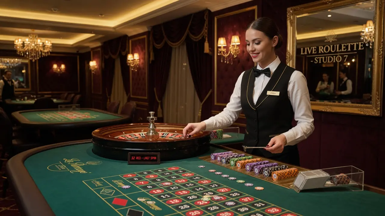 Interface professionnelle de casino avec dealers en direct